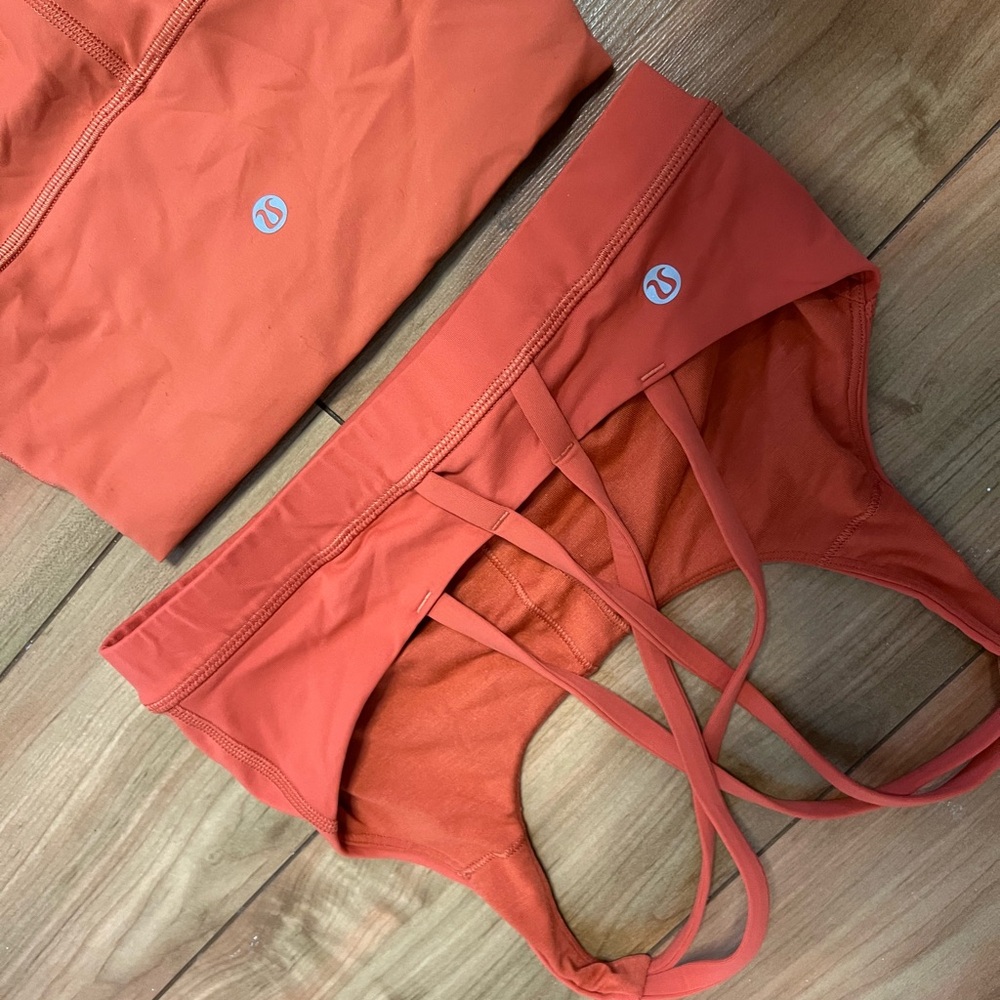 Lululemon Matching Set – Wunder Under Leggings & Energy Bra